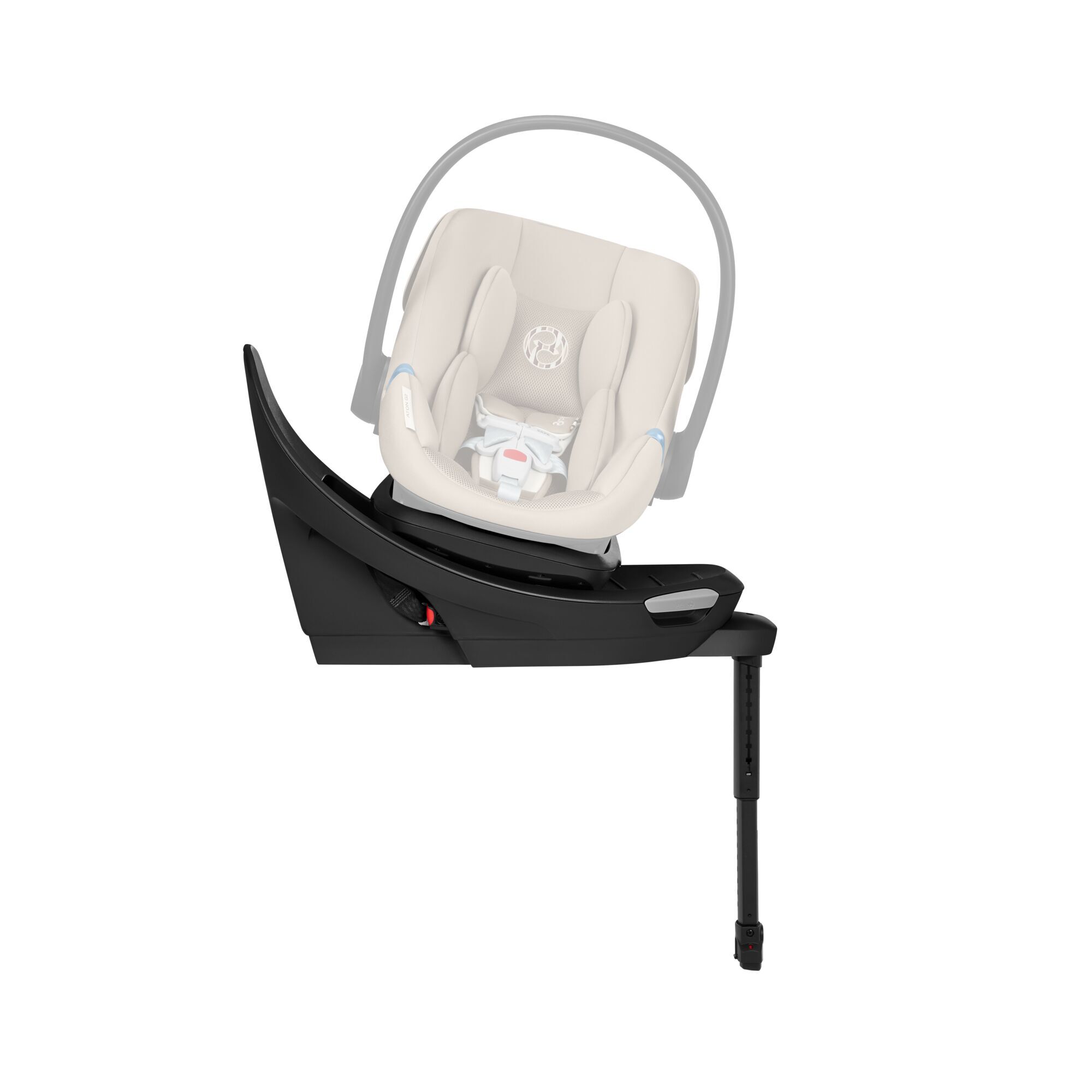 CYBEX Aton G2 Swivel Load Leg Base - Black in Black large-cybex-us image number 4