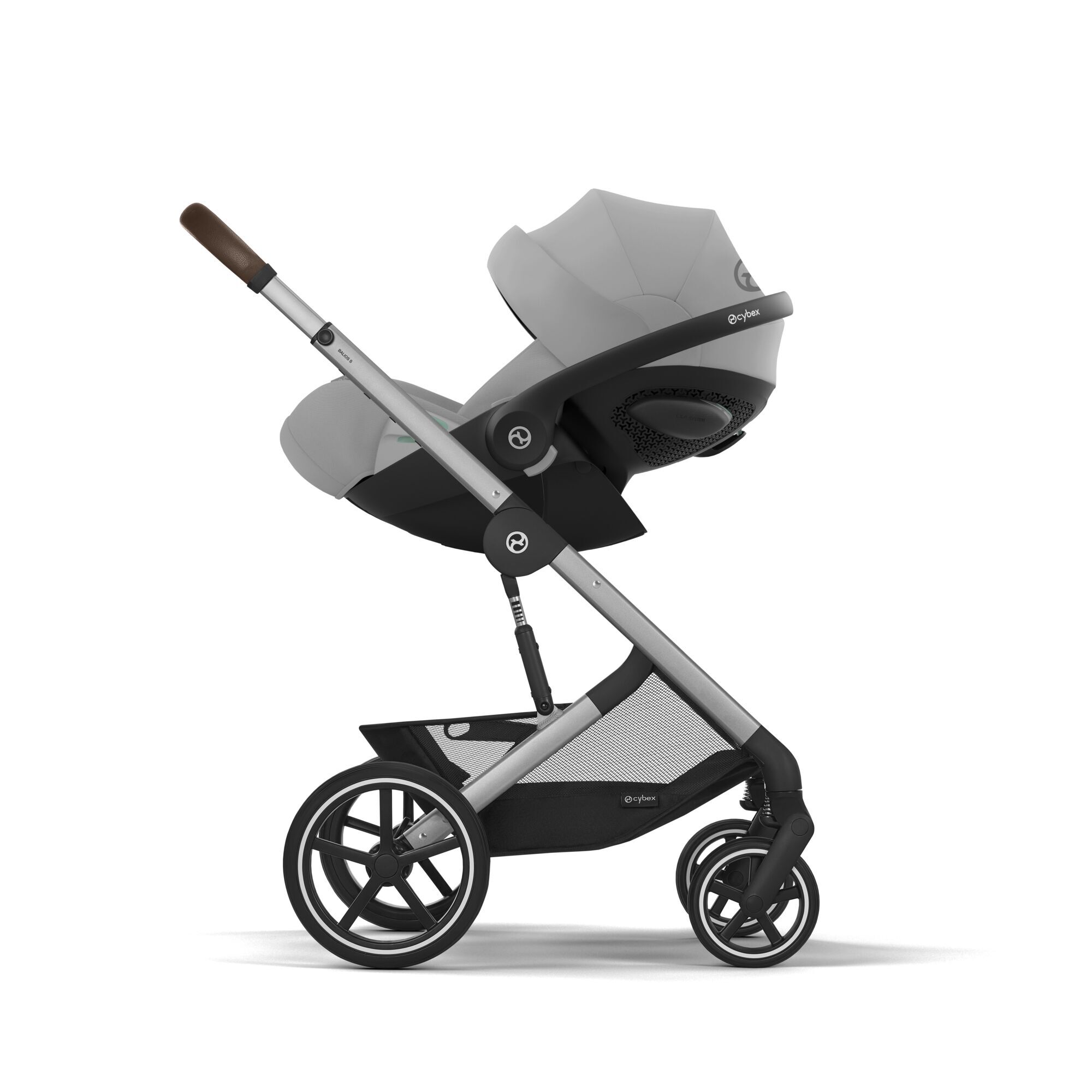 CYBEX Balios S Lux - Stone Grey (Silver Frame) in Stone Grey (Silver Frame) large-cybex-row image number 4 Small