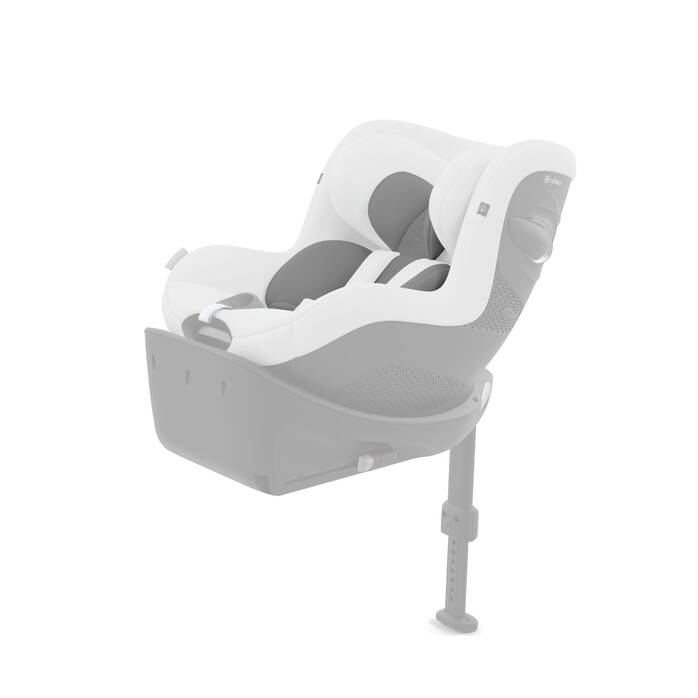 Image shows the combination of several products, sold separately. image number 2 CYBEX Sirona G Line Newborn Inlay - Grey in Grey large-cybex-gb image number 2