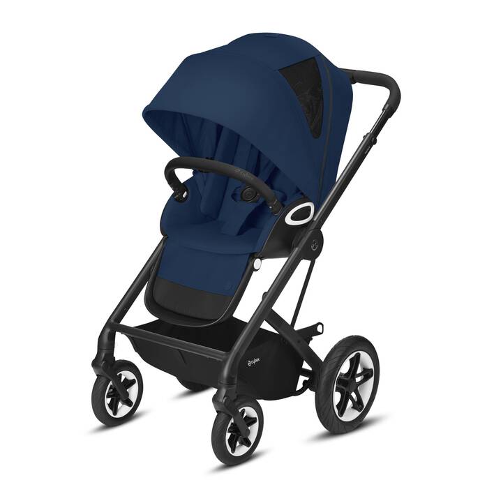 L'immagine mostra la combinazione di diversi prodotti, venduti separatamente. numero immagine 1 CYBEX Talos S Lux - Navy Blue (telaio Black) in Navy Blue (Black Frame) large-cybex-neu numero immagine 1
