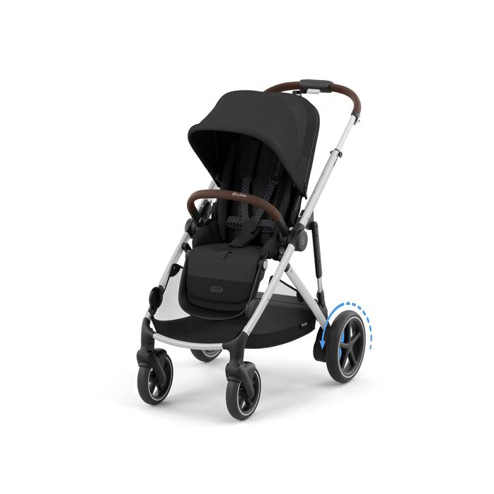 CYBEX e-Gazelle S - Moon Black (Silver Frame) in Moon Black (Silver Frame) large-cybex-us