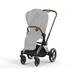 CYBEX Priam Frame - Chrome With Brown Details in Chrome With Brown Details large-cybex-us image number 2 Small