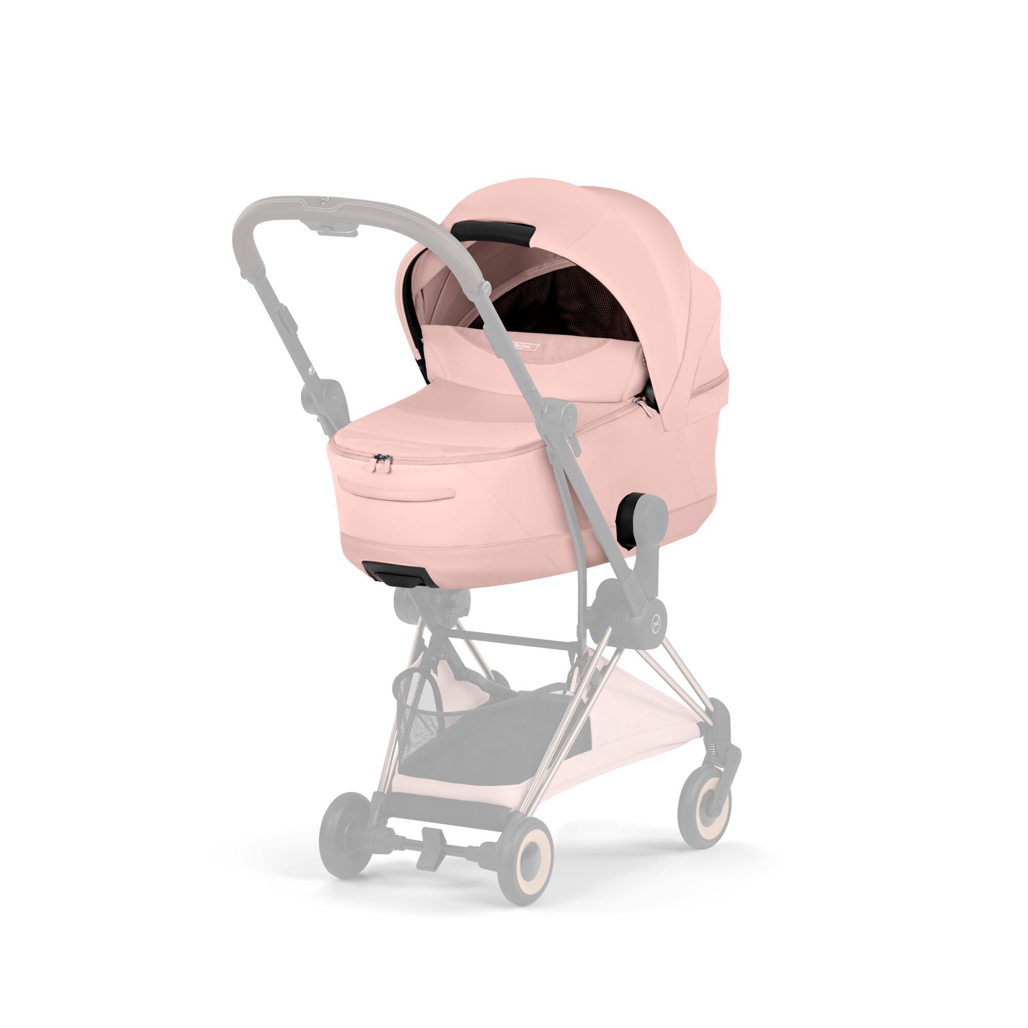CYBEX Mios/Coya Fold Lux Carry Cot - Style Collection - Peach Pink in Peach Pink large-cybex-row image number 6