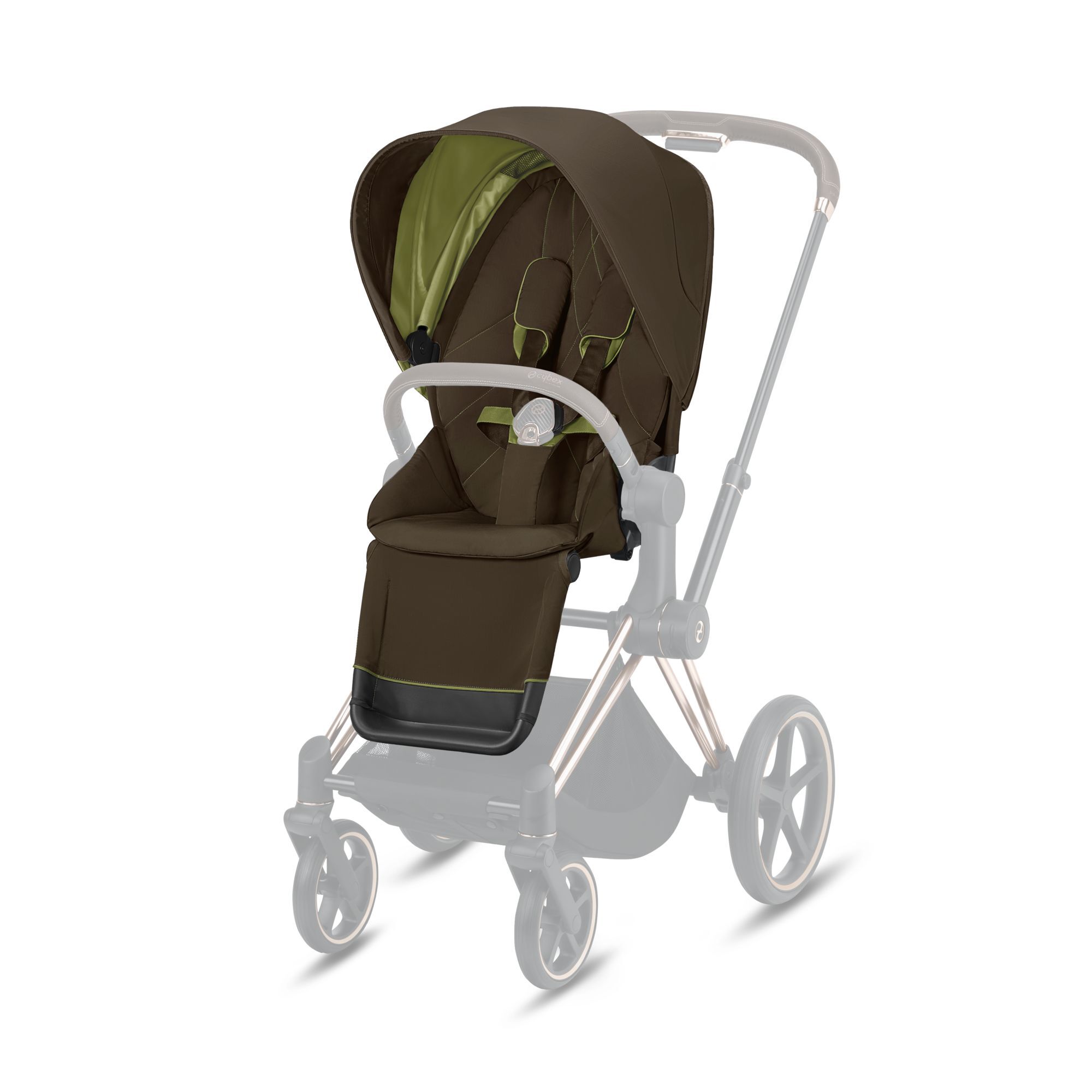 CYBEX Priam 3 Seat Pack - Khaki Green in Khaki Green large-cybex-neu image number 1 Small