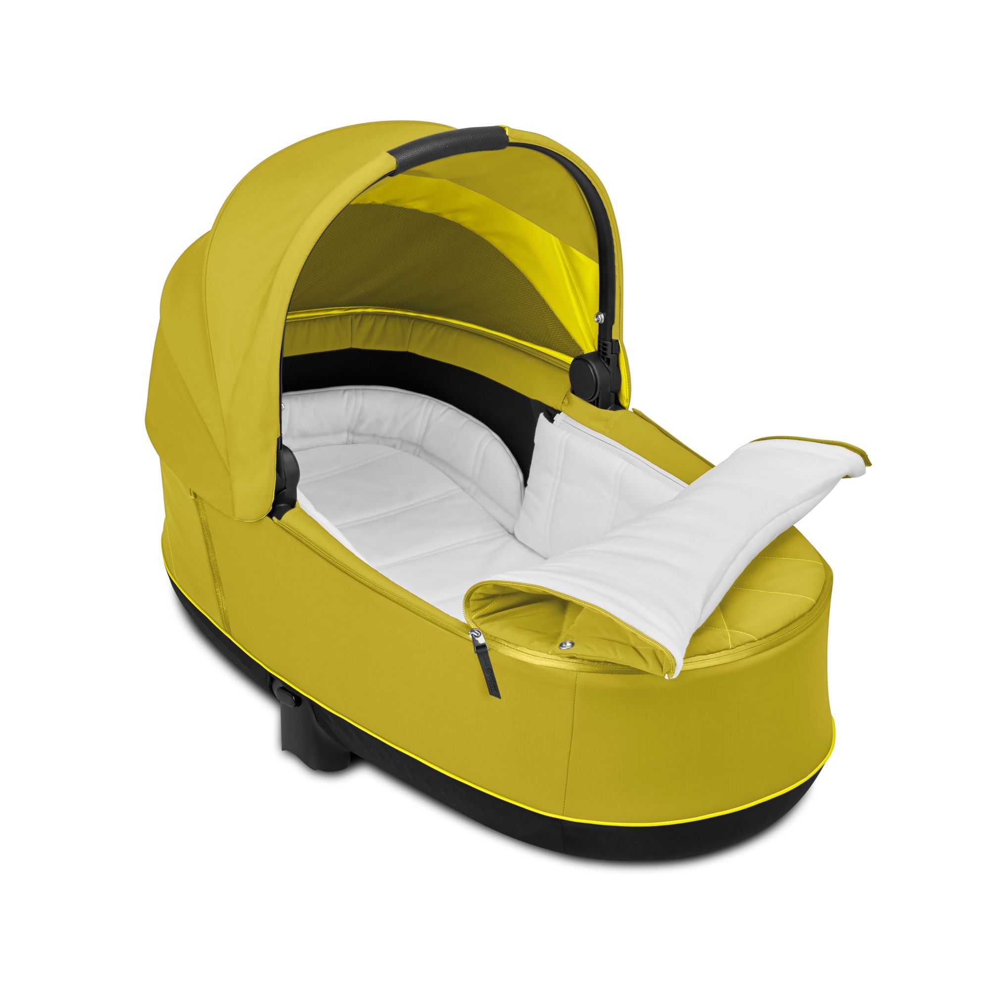 CYBEX Priam 3 Lux Carry Cot - Mustard Yellow in Mustard Yellow large-cybex-neu image number 3 Small