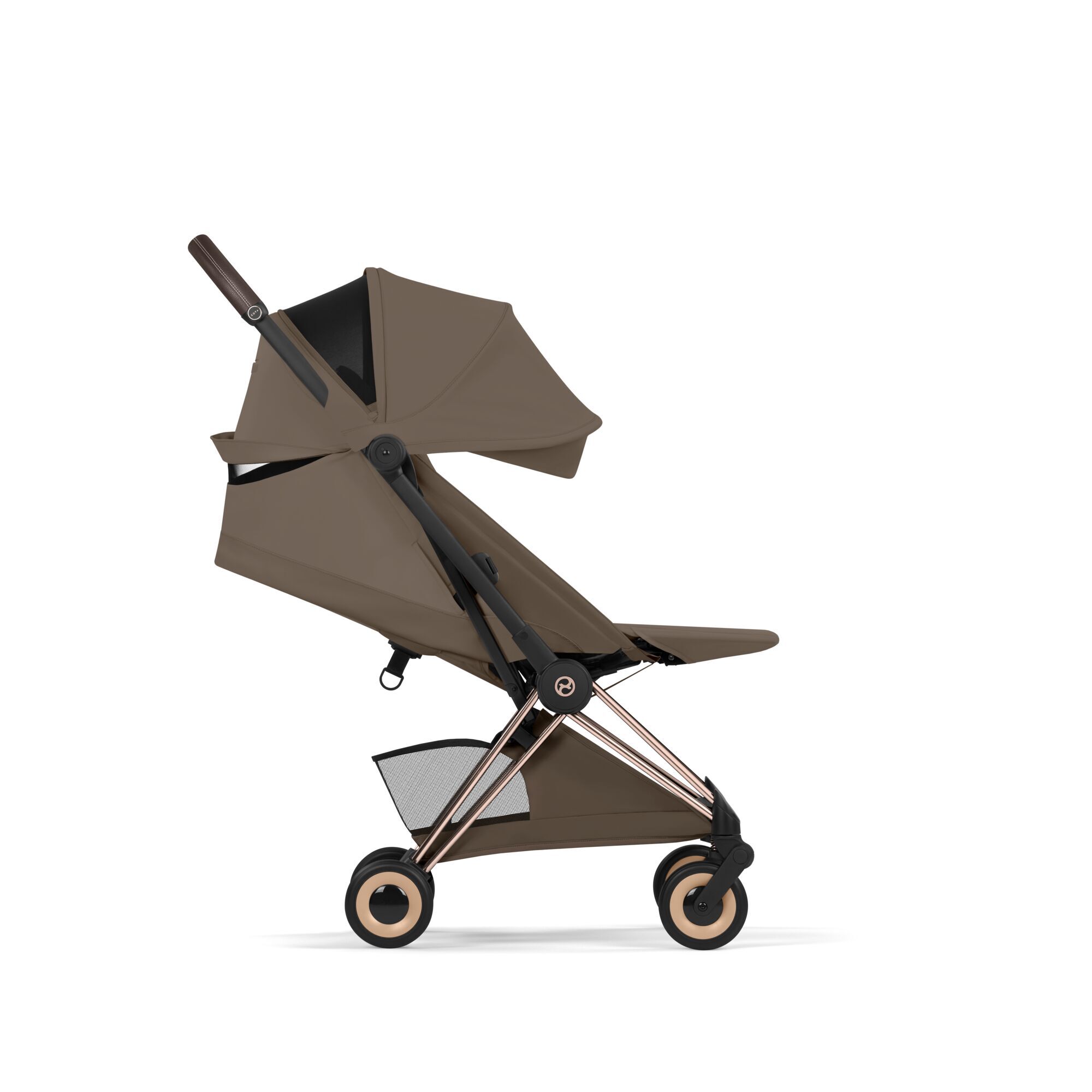 CYBEX Coya - Style Collection - Coconut Brown (Rosegold Frame) in Coconut Brown (Rosegold Frame) large-cybex-us image number 4