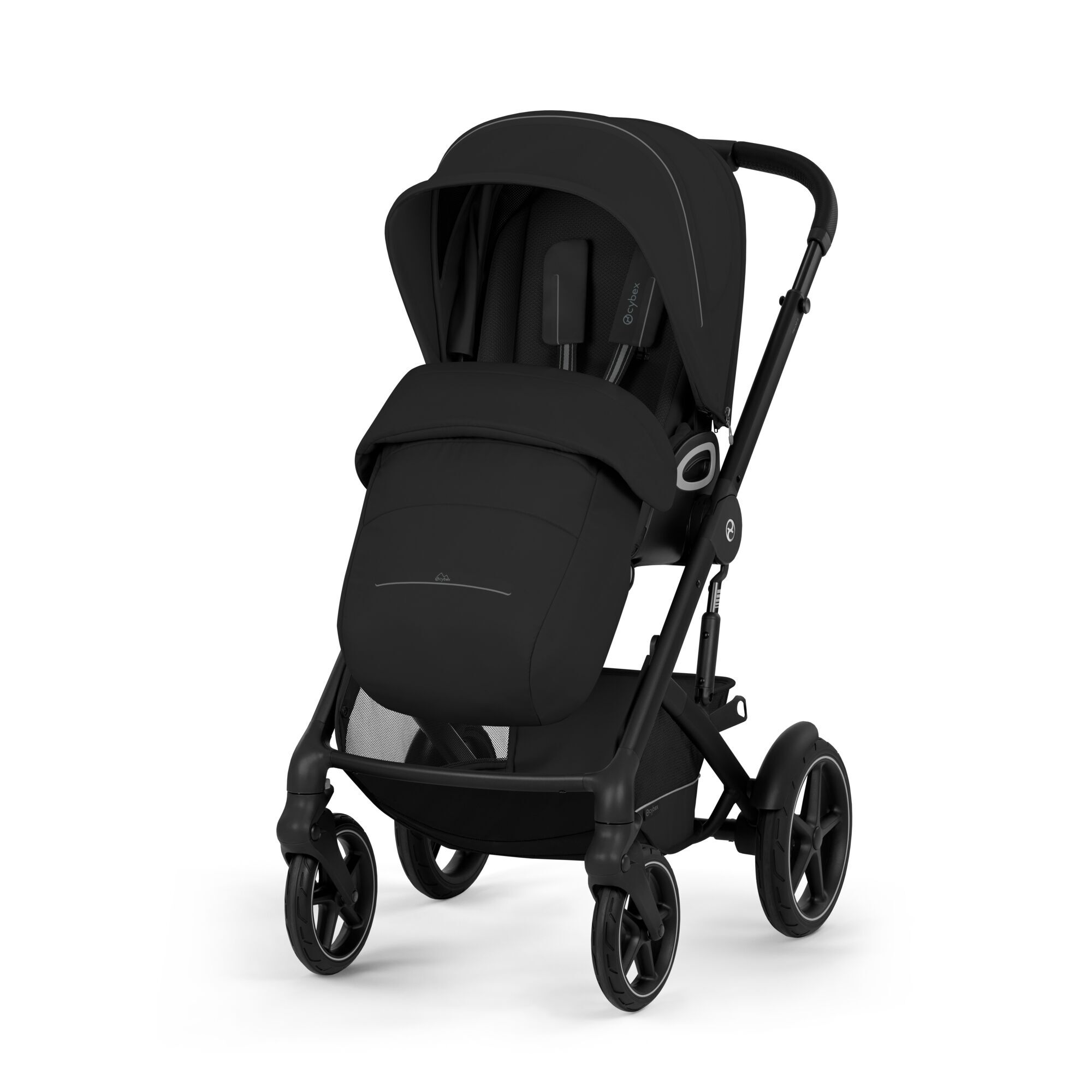 CYBEX Talos S Lux met opvouwbare reiswieg - Moon Black (zwart frame) in Moon Black (Black Frame) large-cybex-neu afbeelding nummer 6
