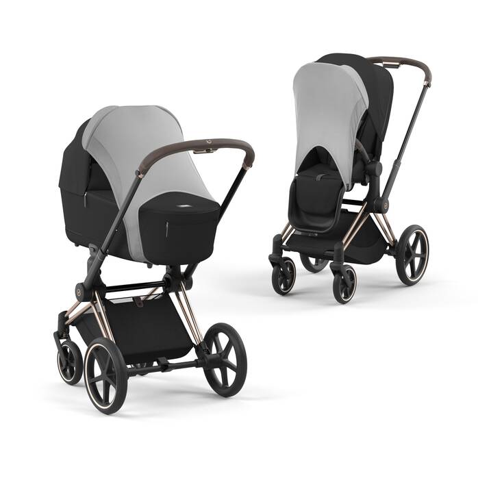 Image shows the combination of several products, sold separately. 画像番号 1 CYBEX Sun Sail - Light Grey in Light Grey large-cybex-jp 画像番号 1
