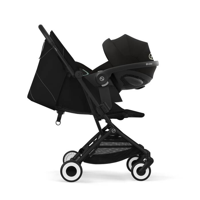 Die Abbildung zeigt die Kombination mehrerer Produkte, die separat verkauft werden. Bild 5 CYBEX Orfeo - Magic Black in Magic Black large-cybex-neu Bild 5