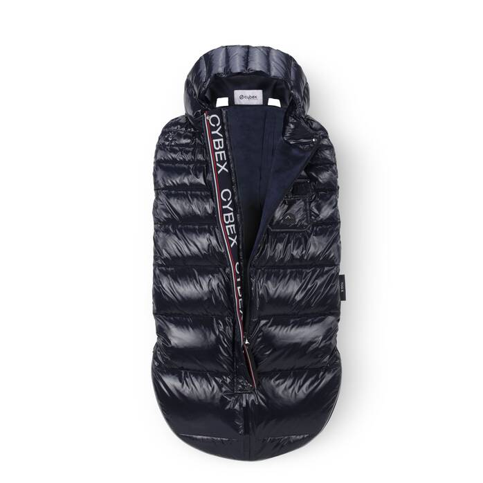 CYBEX Platinum Winter Footmuff - Nautical Blue in Nautical Blue image number 3 CYBEX Platinum Winter Footmuff - Nautical Blue in Nautical Blue large-cybex-cn image number 3