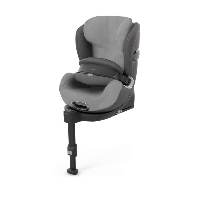 Image shows the combination of several products, sold separately. image number 1 CYBEX Summer Cover Anoris T Line - Grey in Grey large-cybex-gb image number 1