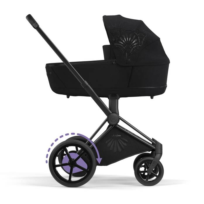 Image shows the combination of several products, sold separately. image number 3 CYBEX e-Priam - La Parisienne in La Parisienne large-cybex-gb image number 3