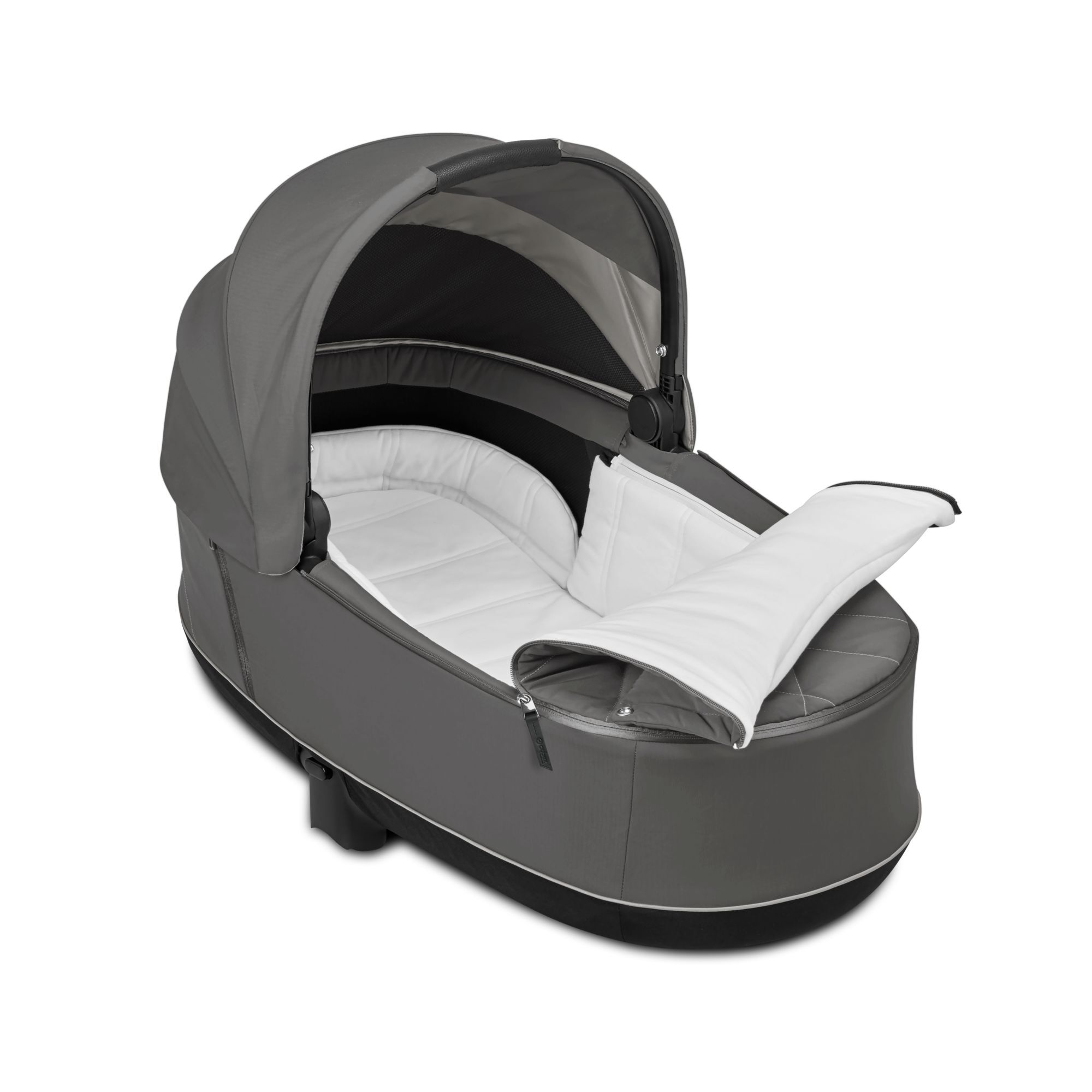 CYBEX Priam 3 Lux Carry Cot - Soho Grey in Soho Grey large-cybex-neu image number 3 Small