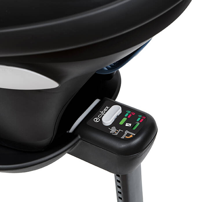 CYBEX Aton M Safe Lock Base - Black in Black image number 3 CYBEX Aton M Safe Lock Base - Black in Black large-cybex-us image number 3