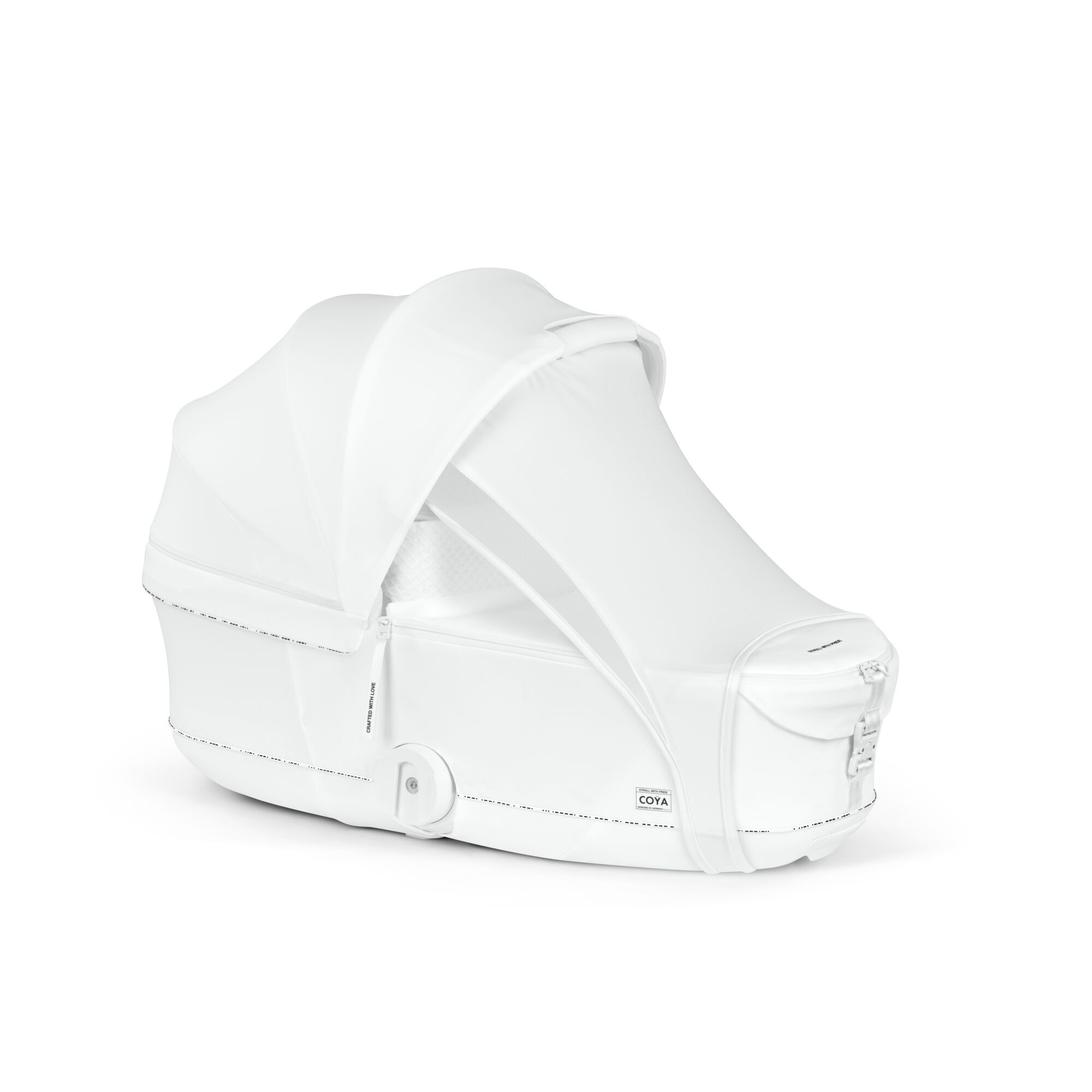 Mios/Coya Fold Lux Carry Cot - Style Collection - Urban Mobility White - Image 2