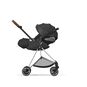 CYBEX Mios Frame - Chrome With Brown Details in Chrome With Brown Details large image number 5 Small