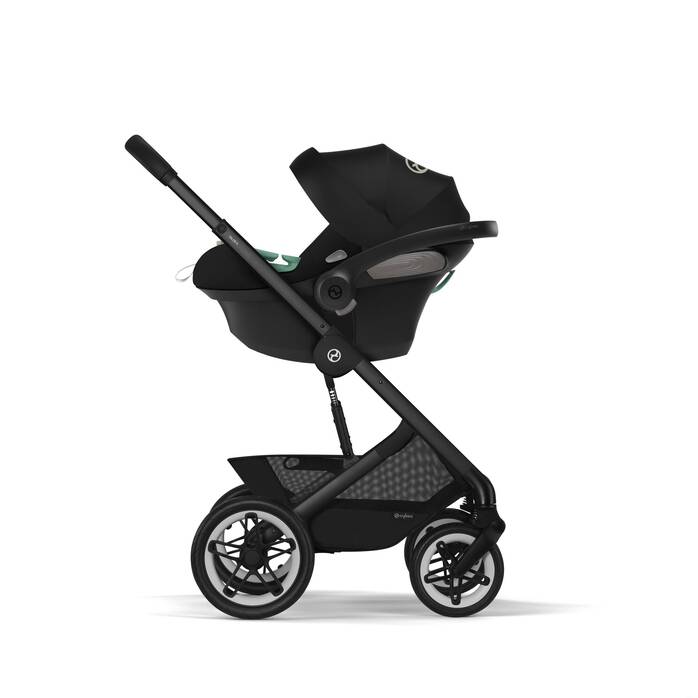 Image shows the combination of several products, sold separately. image number 5 CYBEX Talos S Lux - Moon Black (Black Frame) in Moon Black (Black Frame) large-cybex-neu image number 5