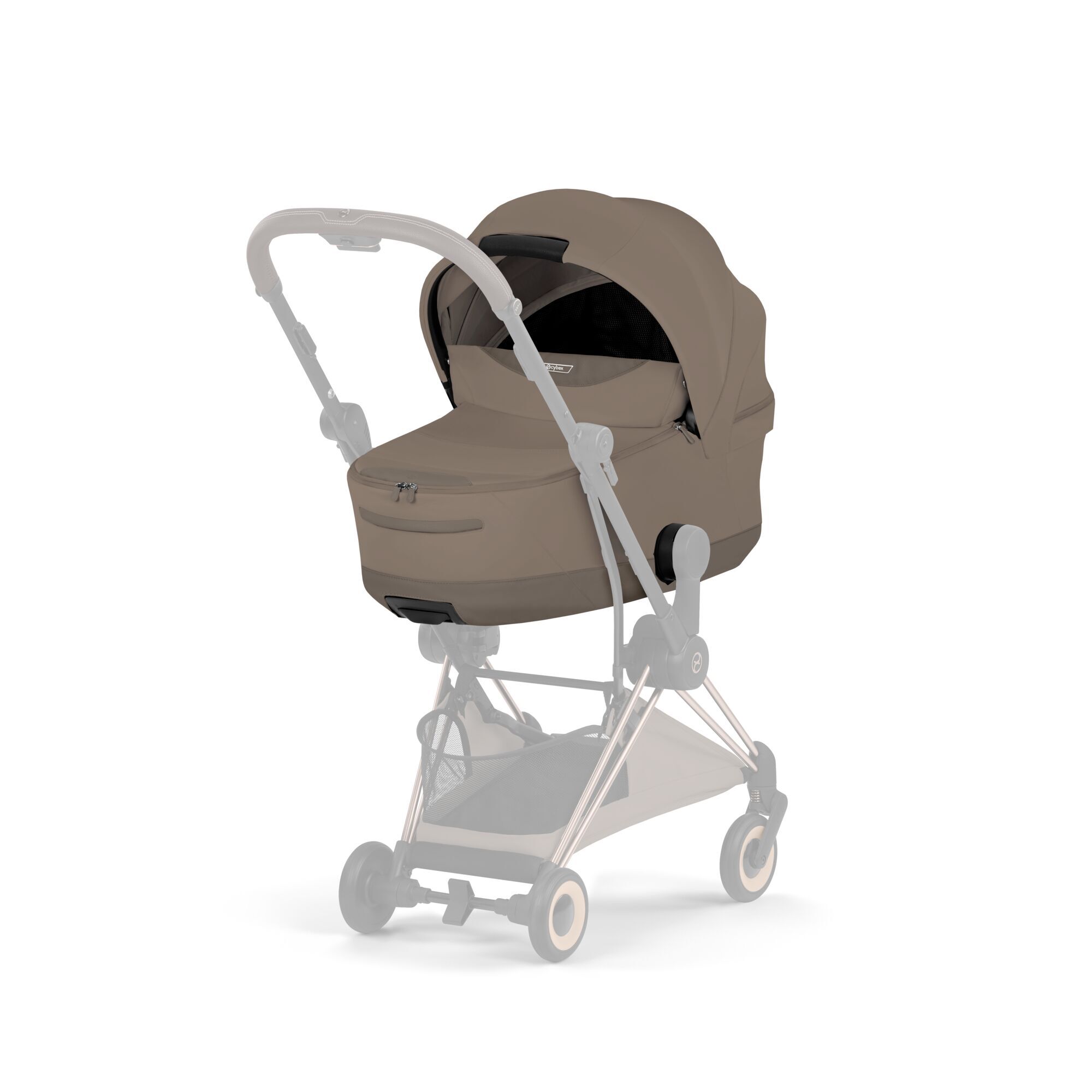 CYBEX Mios/Coya Fold Lux Carry Cot - Style Collection - Coconut Brown in Coconut Brown large-cybex-neu image number 8