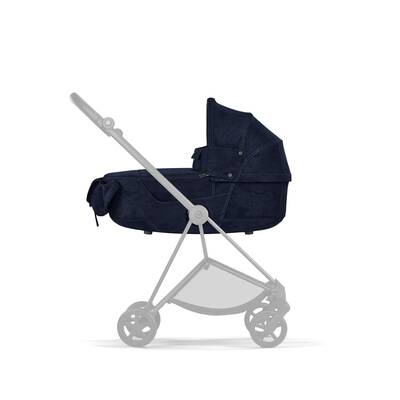 Mios Lux Carry Cot - Rebellious Luxury Denim Blue - Image 5