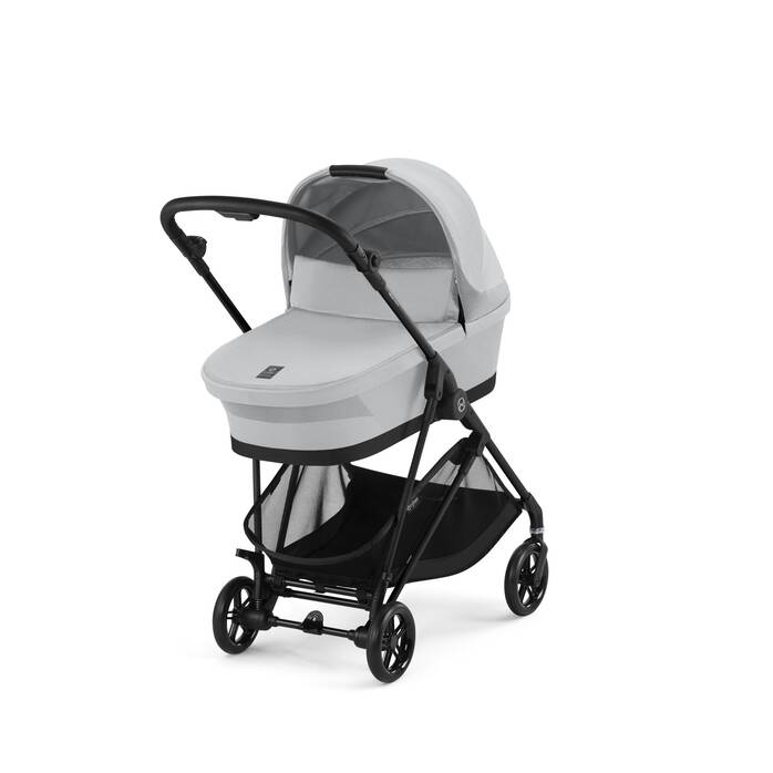 Image shows the combination of several products, sold separately. image number 5 CYBEX Melio Cot - Fog Grey in Fog Grey large-cybex-neu image number 5