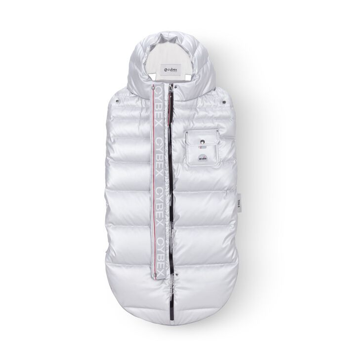 CYBEX Platinum Coprigambe invernale - Arctic Silver in Arctic Silver large