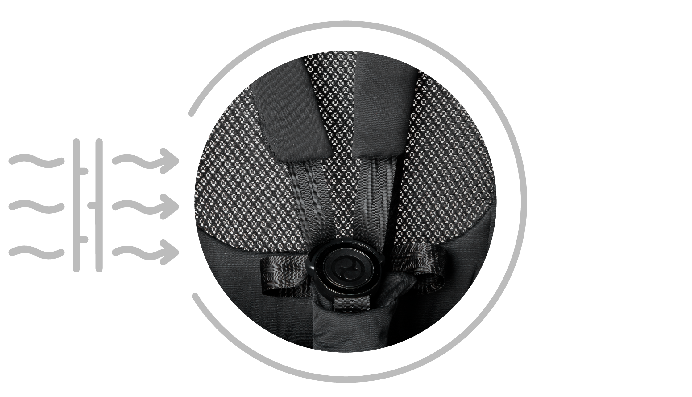 CYBEX Gold Melio Carbon Breathable Backrest Icon