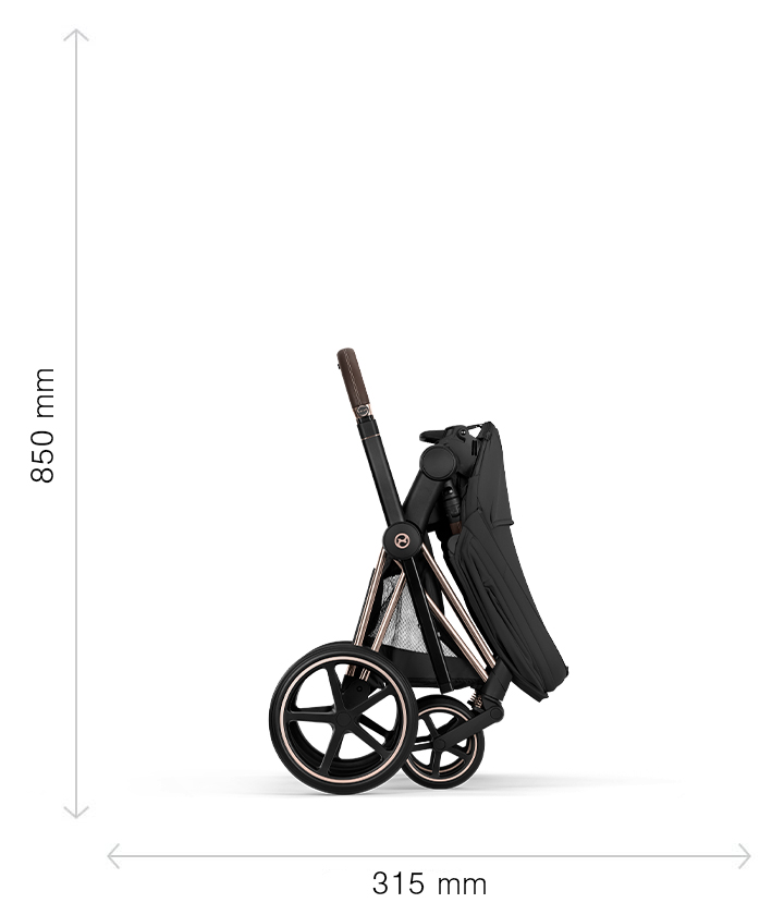 Dimensions Stroller - Folded