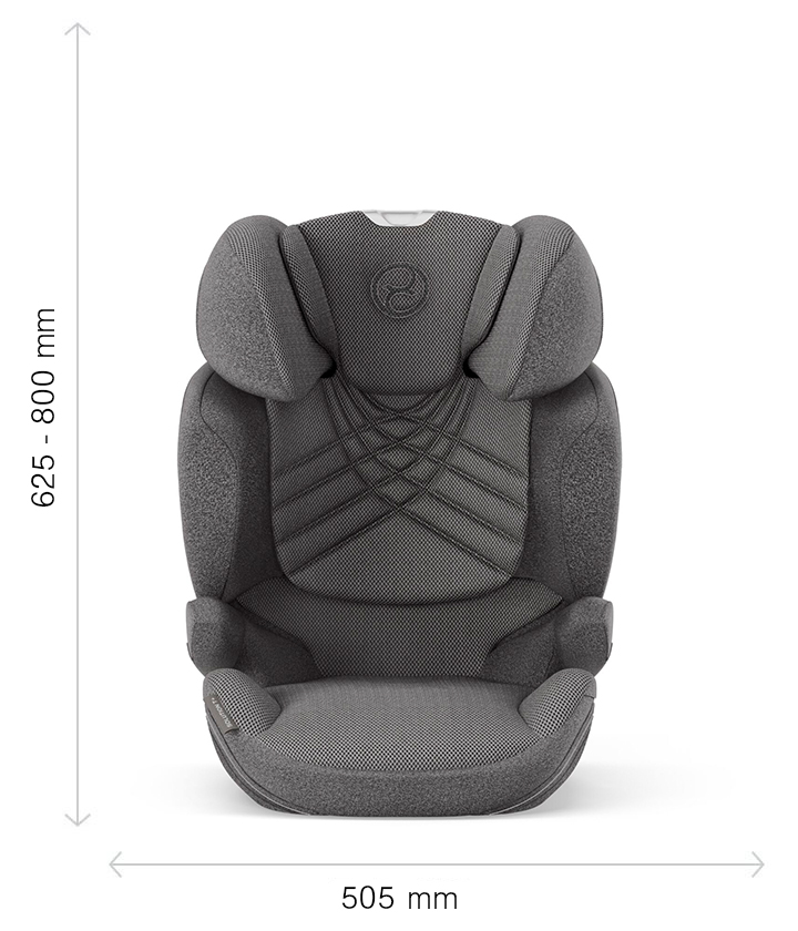 Cybex Solution T i-Fix High-back Booster Car Seat in Moon Black