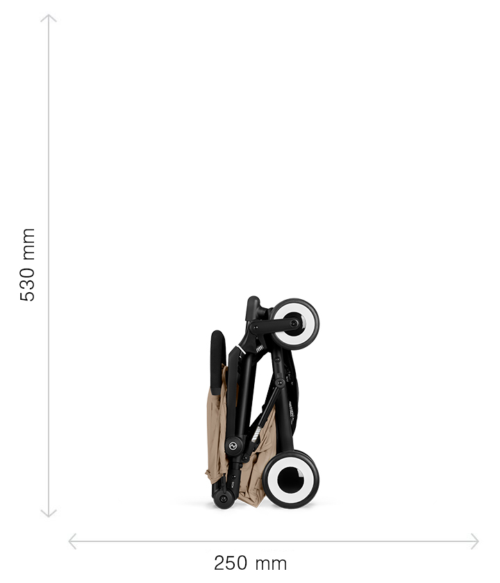 Folded (most compact):