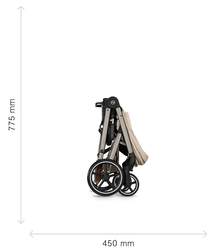Dimensions Stroller - Folded (most compact)