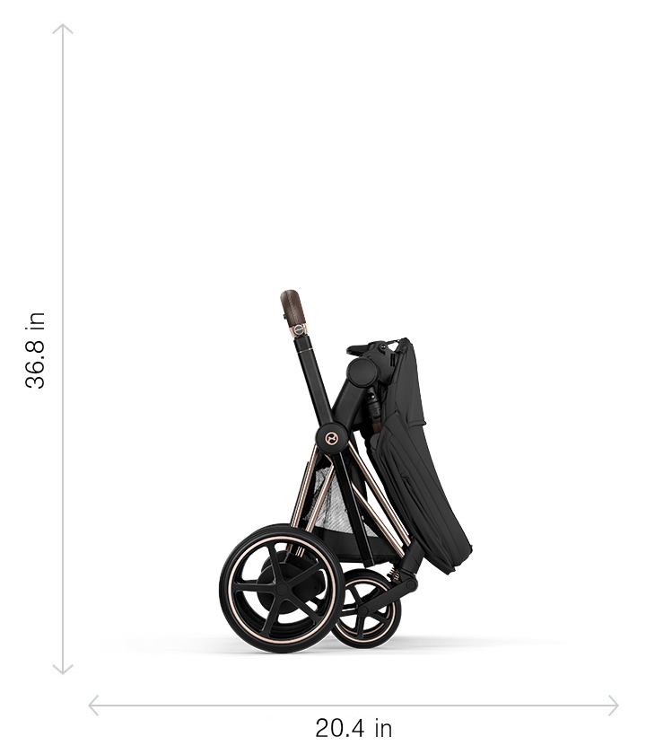 Dimensions Stroller - Folded
