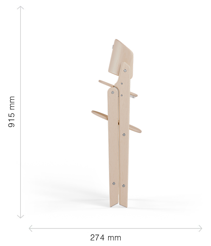 Dimensioner – ihopfälld